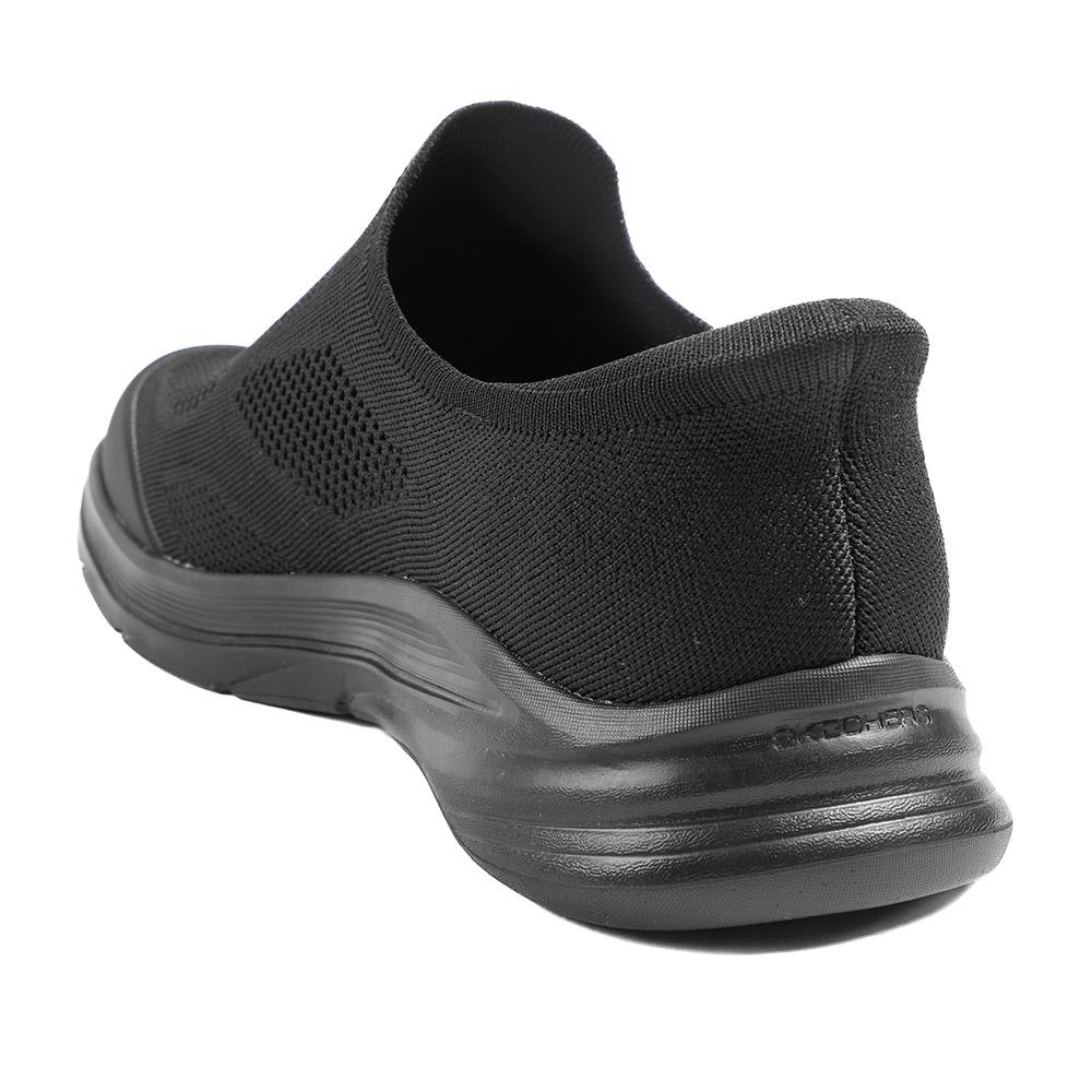 Skechers Extra Wide Slip-ins Go Walk 8 Trainers - SKE43528 / 328 731 - Black-Black - Image 4