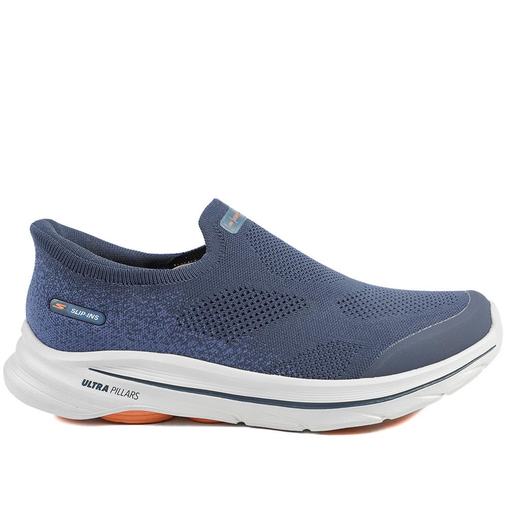 Skechers Extra Wide Slip-ins Go Walk 8 Trainers - SKE43528 / 328 731 - Navy - Image 3