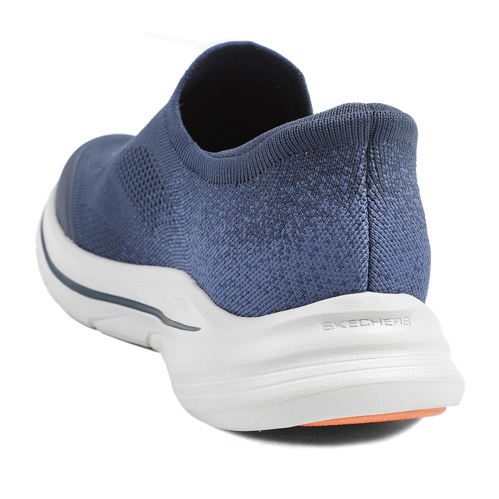 Skechers Extra Wide Slip-ins Go Walk 8 Trainers - SKE43528 / 328 731 - Navy - Image 4