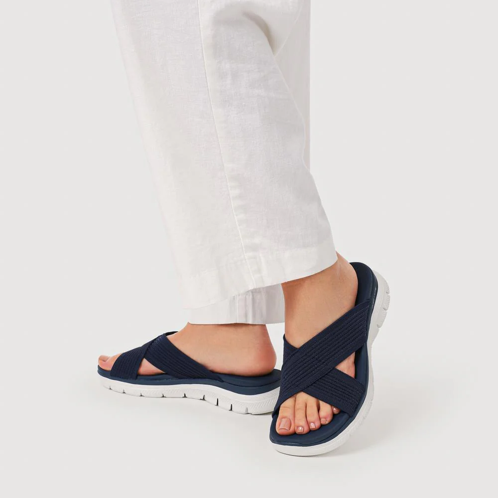 Skechers Flex Appeal 4.0 Sport Sandals - SKE41069 / 327 371 - Navy - Image 5