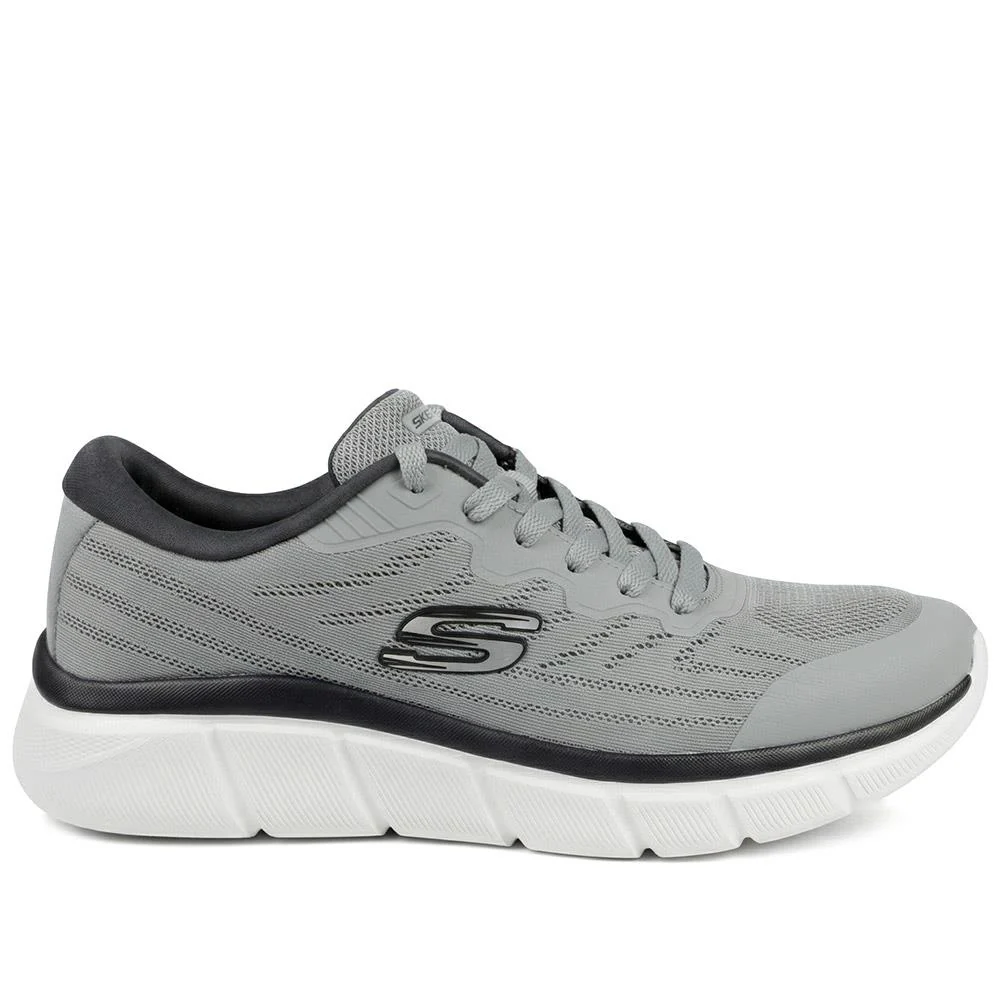 Skechers Flex Flow Arlen Lace Up Trainers - SKE43046 / 328 966 - Grey - Image 2