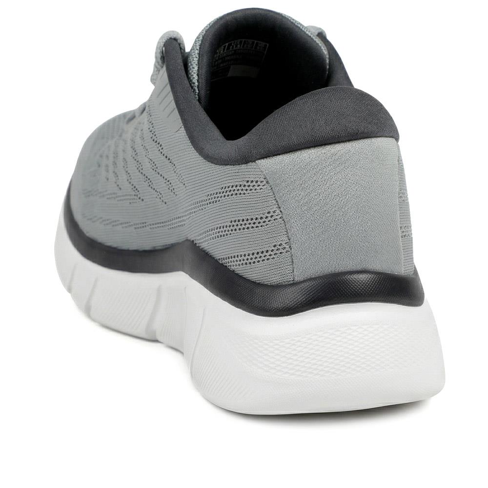 Skechers Flex Flow Arlen Lace Up Trainers - SKE43046 / 328 966 - Grey - Image 3