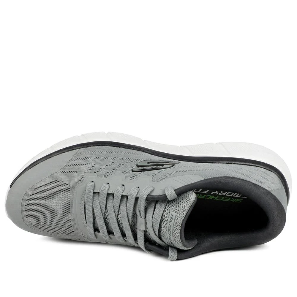 Skechers Flex Flow Arlen Lace Up Trainers - SKE43046 / 328 966 - Grey - Image 4