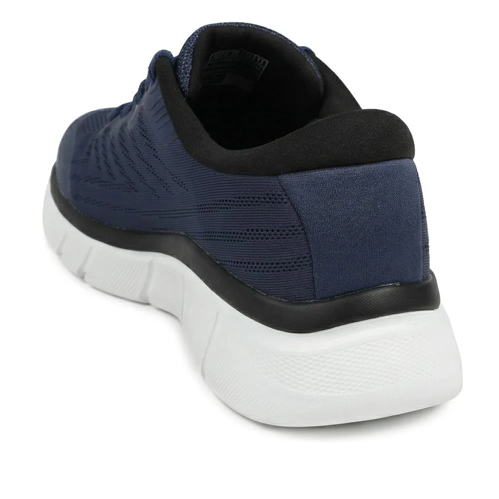 Skechers Flex Flow Arlen Lace Up Trainers - SKE43046 / 328 966 - Navy - Image 3