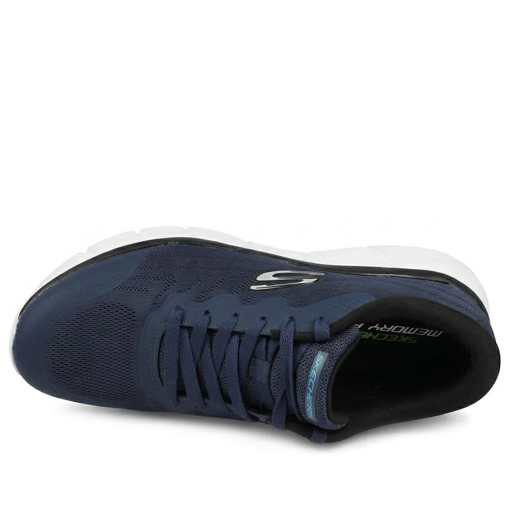 Skechers Flex Flow Arlen Lace Up Trainers - SKE43046 / 328 966 - Navy - Image 4