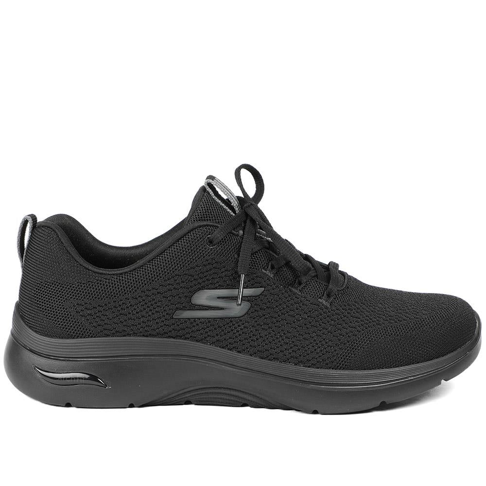 Skechers GO WALK® Arch Fit® 2.0 – Mandy Trainers - SKE43041 / 328 830 - Black - Image 3