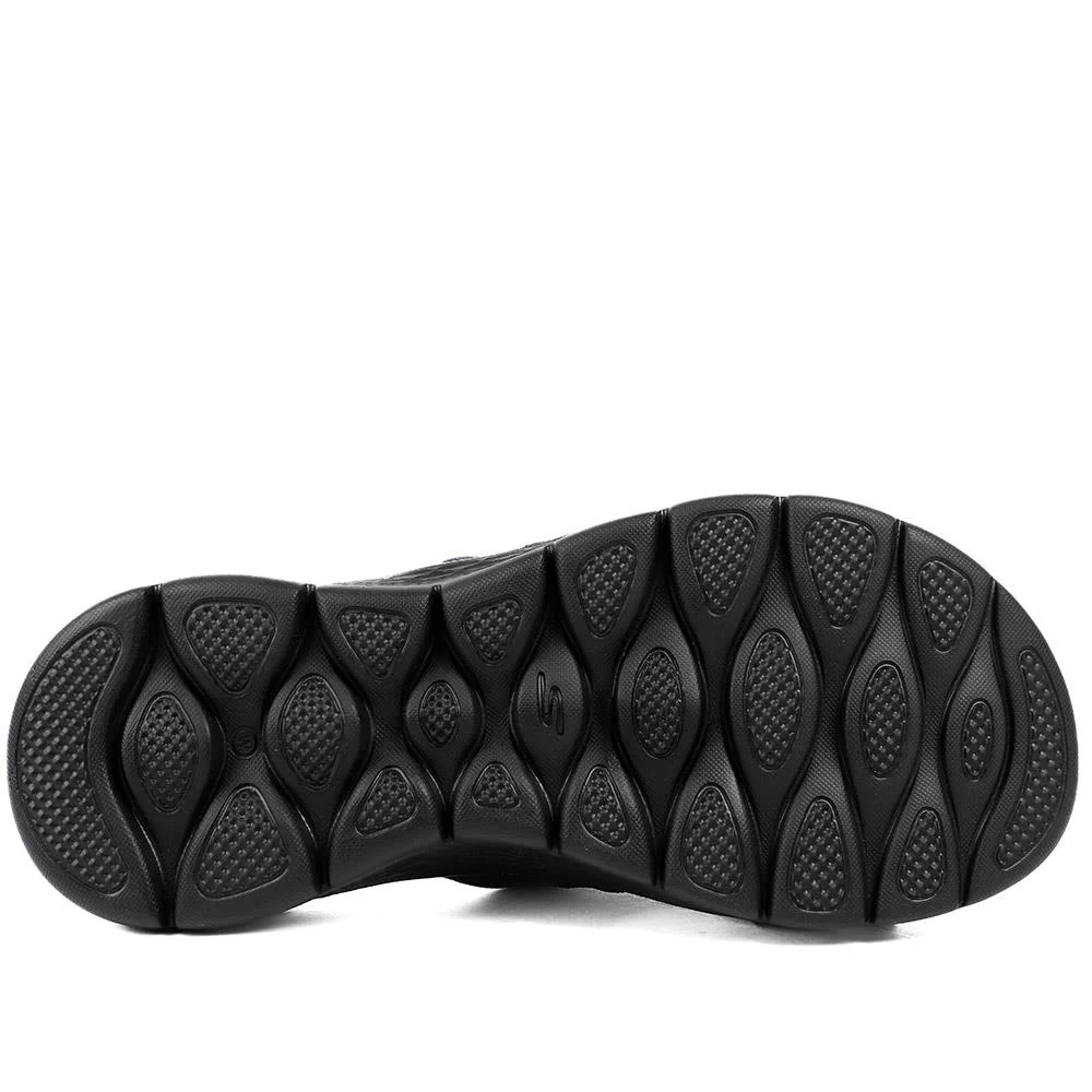 Skechers GO WALK Flex Sandal-Impressed - SKE43051 / 328 728 - Black-Grey - Image 6