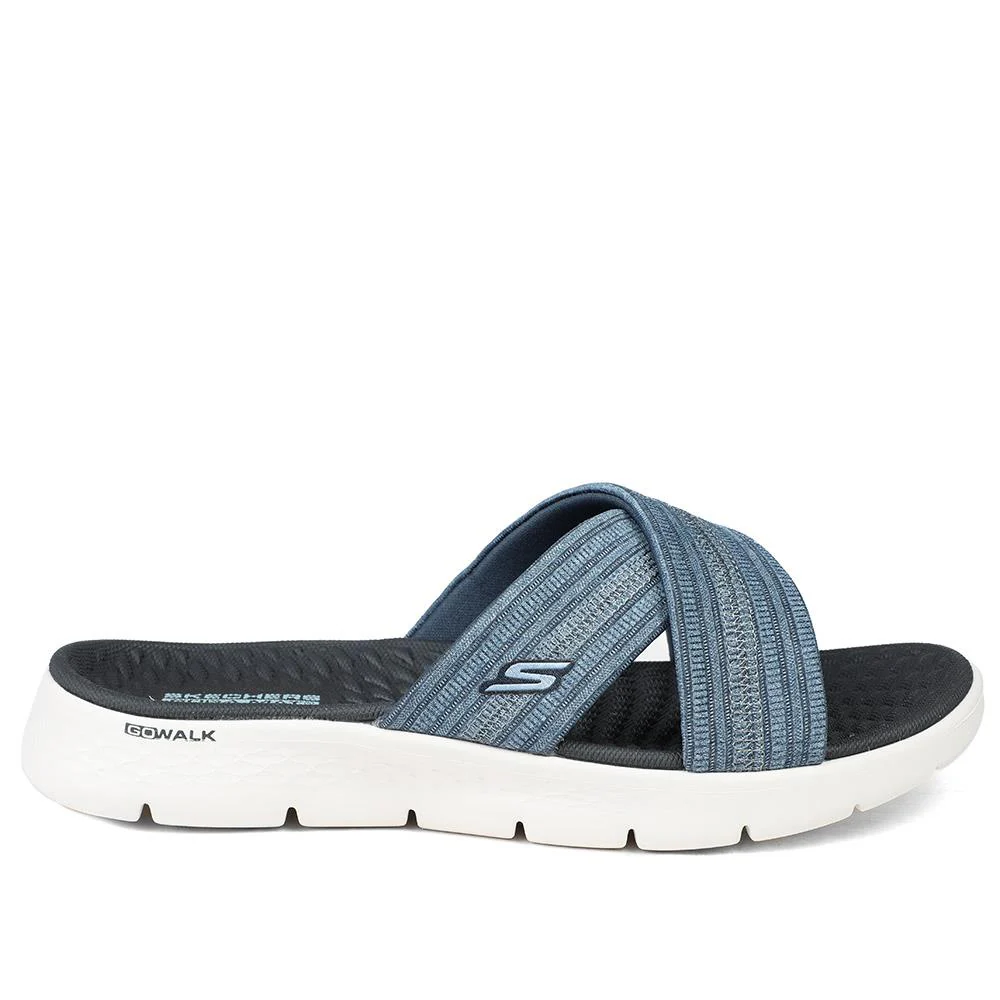Skechers GO WALK Flex Sandal-Impressed - SKE43051 / 328 728 - Navy - Image 3