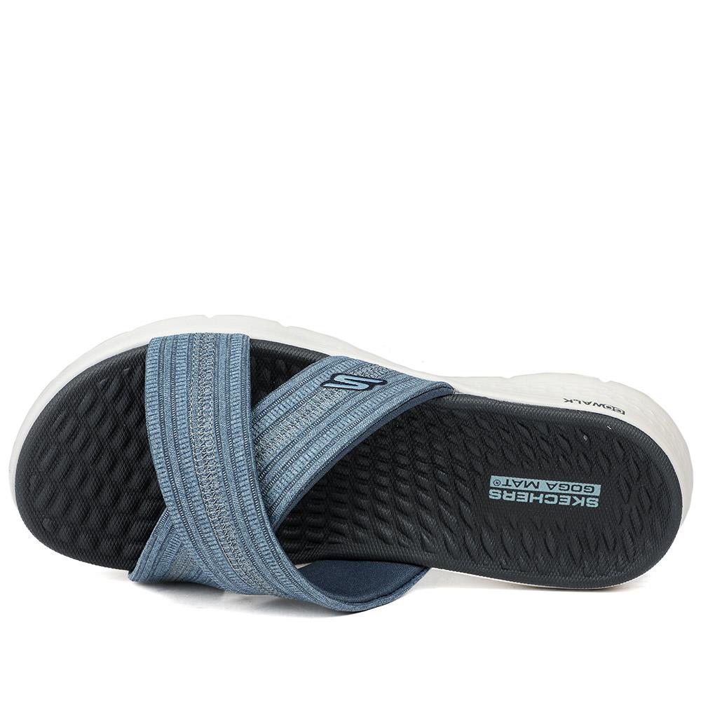 Skechers GO WALK Flex Sandal-Impressed - SKE43051 / 328 728 - Navy - Image 5