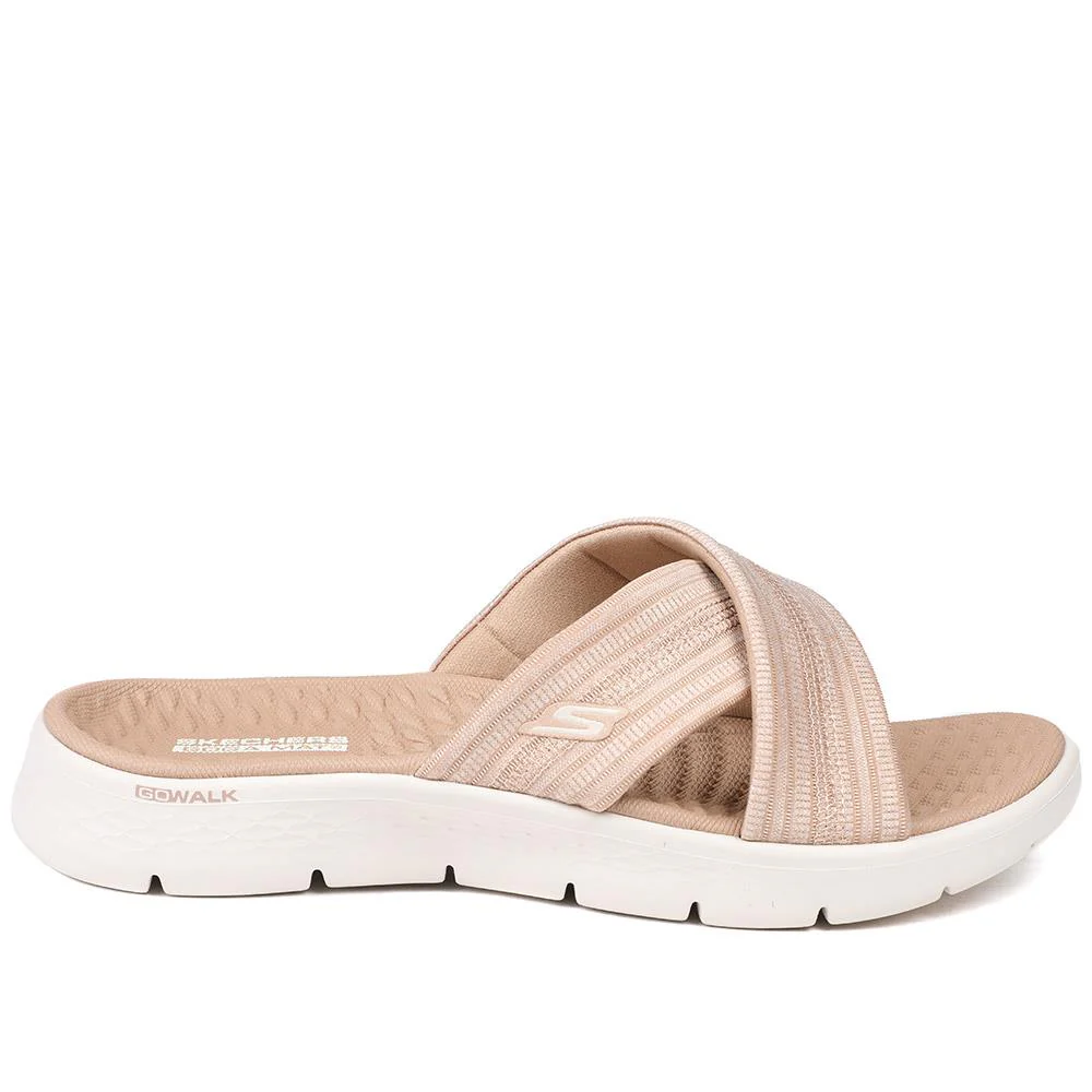 Skechers GO WALK Flex Sandal-Impressed - SKE43051 / 328 728 - Taupe - Image 3