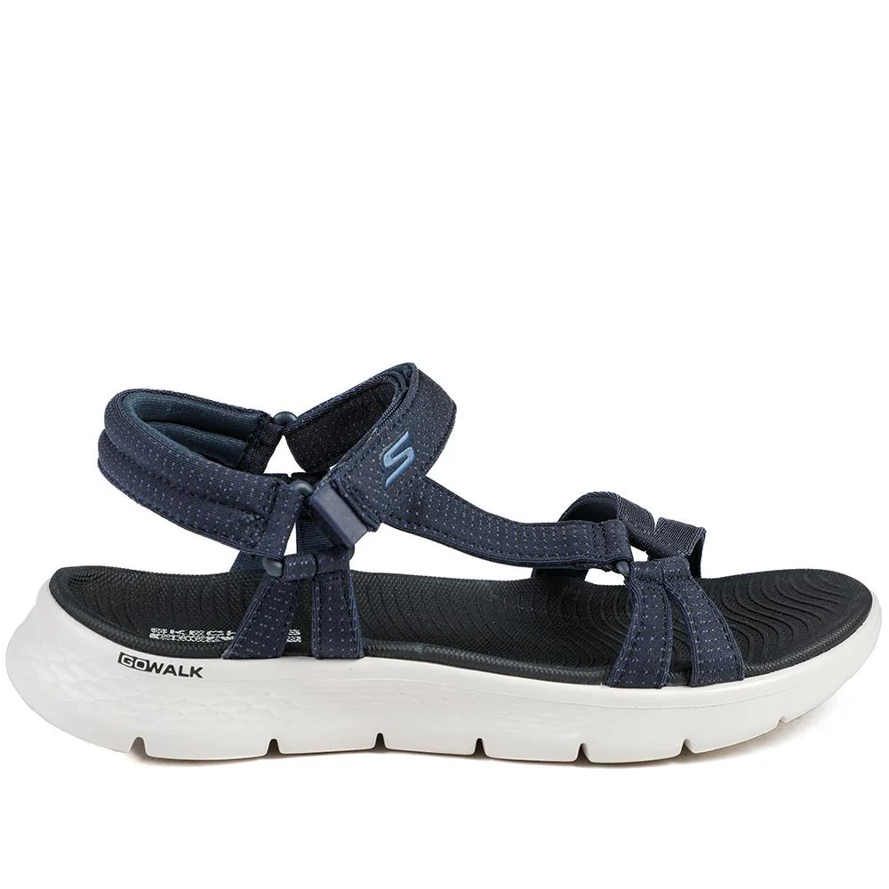 Skechers Wide Fit Go Walk Flex Sandals - Sublime - SKE43029 / 328 685 - Navy - Image 3