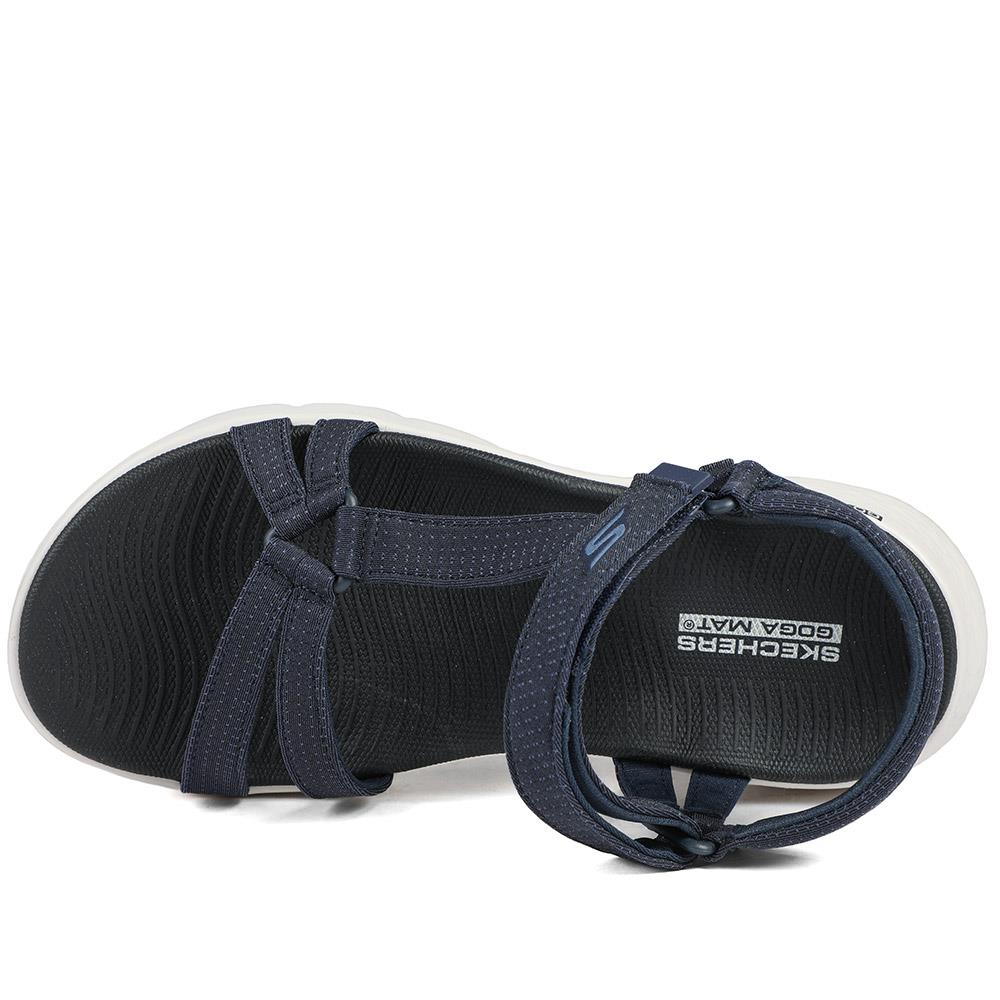 Skechers Wide Fit Go Walk Flex Sandals - Sublime - SKE43029 / 328 685 - Navy - Image 5