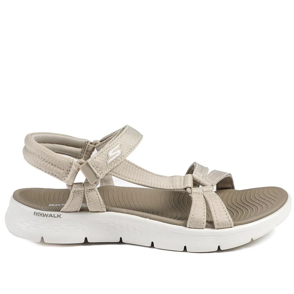 Skechers Wide Fit Go Walk Flex Sandals - Sublime - SKE43029 / 328 685 - Taupe - Image 3
