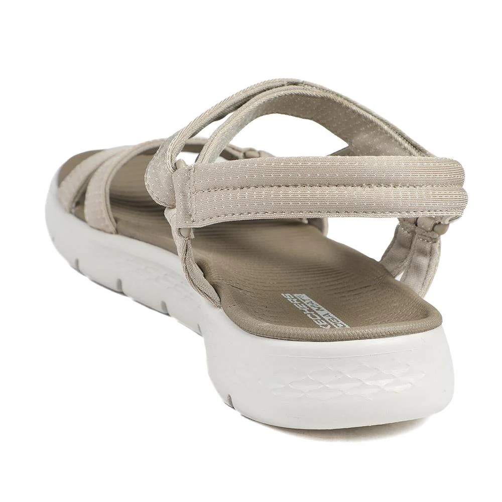 Skechers Wide Fit Go Walk Flex Sandals - Sublime - SKE43029 / 328 685 - Taupe - Image 4