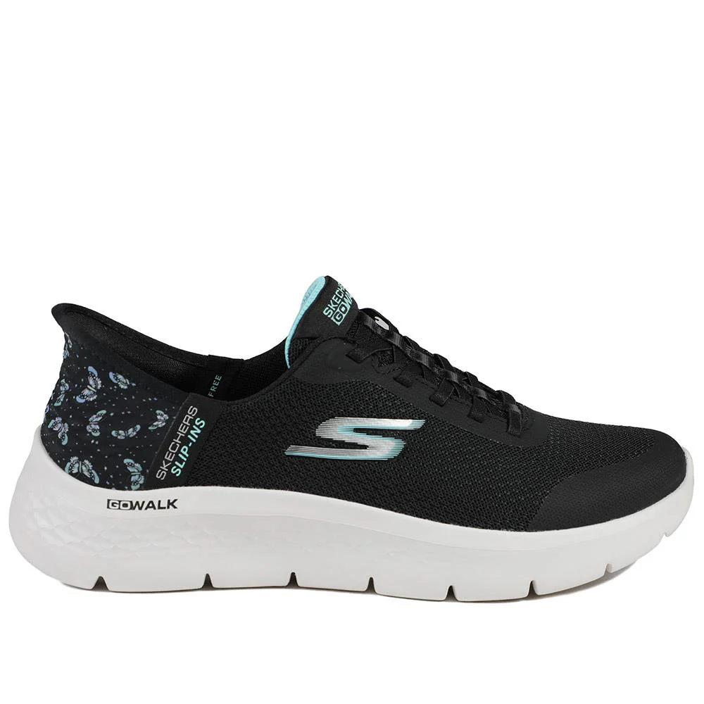 Skechers Slip-ins: Go Walk Flex Trainers - SKE43023 / 328 892 - Black - Image 3