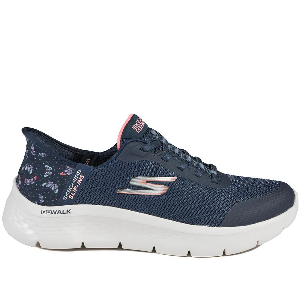Skechers Slip-ins: Go Walk Flex Trainers - SKE43023 / 328 892 - Navy - Image 3