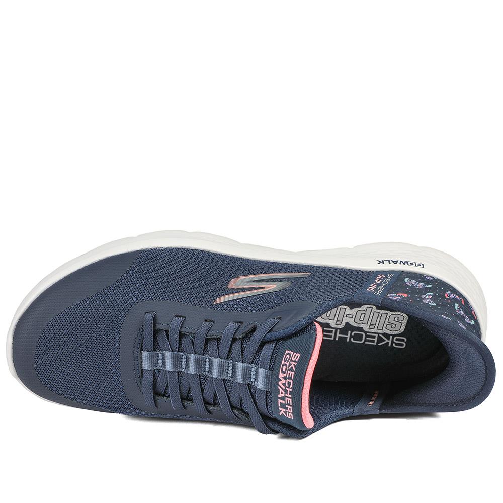 Skechers Slip-ins: Go Walk Flex Trainers - SKE43023 / 328 892 - Navy - Image 5