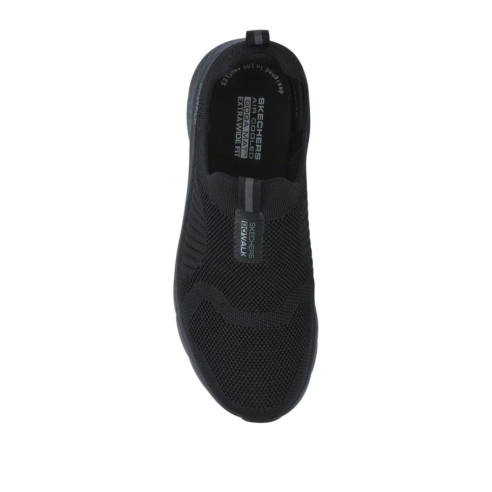 Skechers Extra Wide Fit GO WALK FLEX Trainers - SKE41031 / 326 644 - Black - Image 4