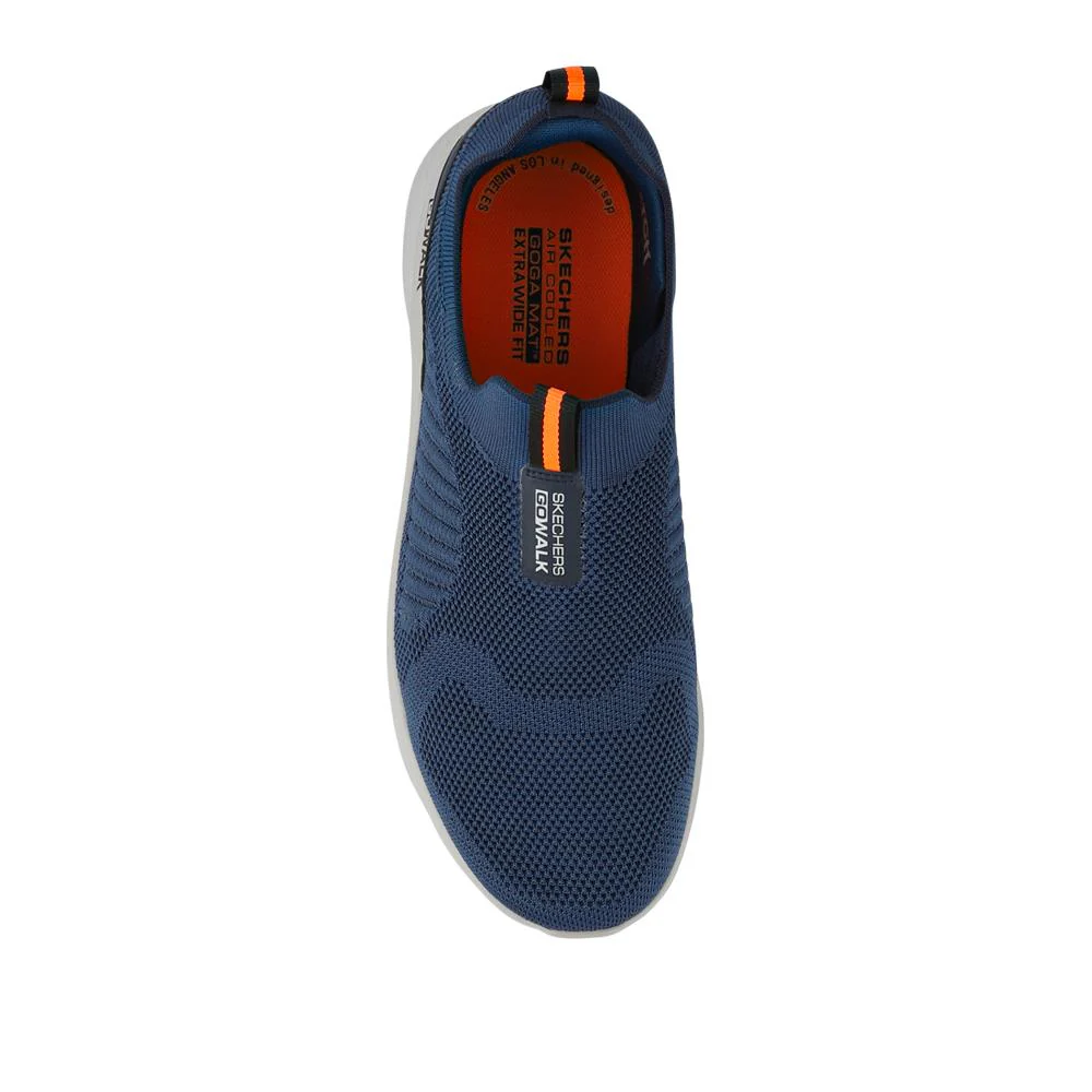 Skechers Extra Wide Fit GO WALK FLEX Trainers - SKE41031 / 326 644 - Navy - Image 7