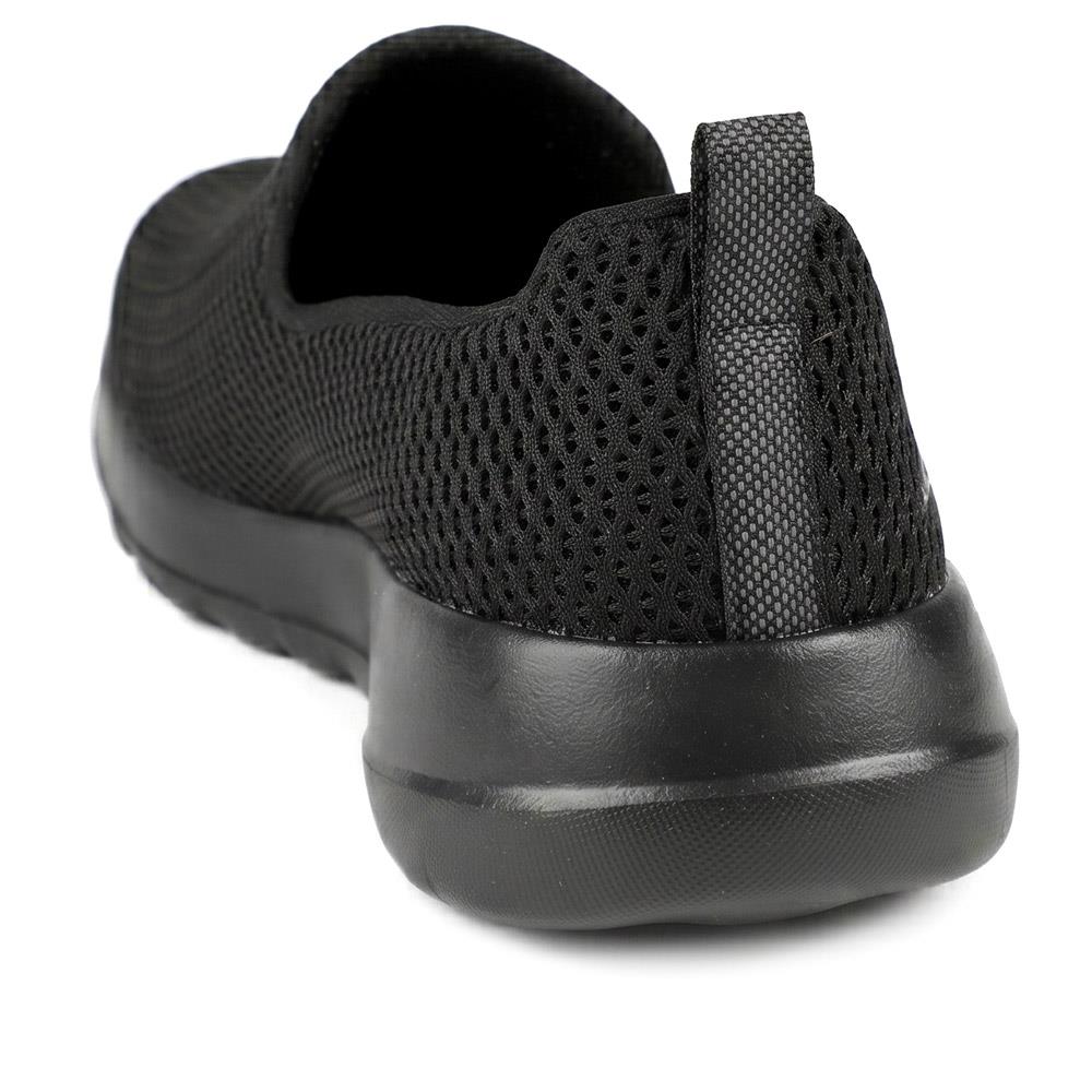 Skechers GO WALK JOY Trainers - SKE43130 / 330 350 - Black-Black - Image 4
