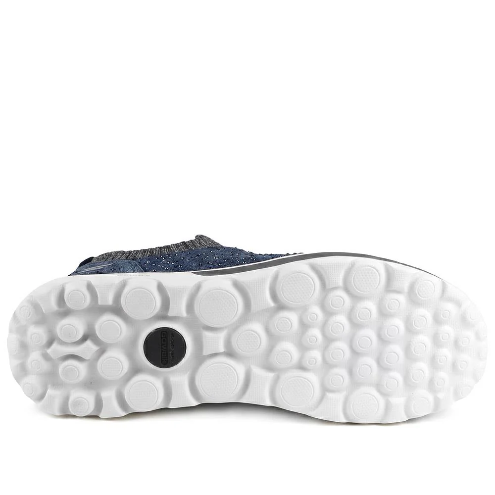 Skechers Go Walk Travel - Amara Slip On Trainers - SKE43024 / 329 138 - Navy - Image 5