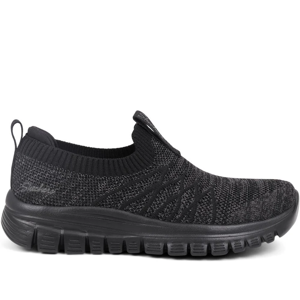 Skechers Graceful - Good Vibe - SKE39033 / 324 809 - Black - Image 2