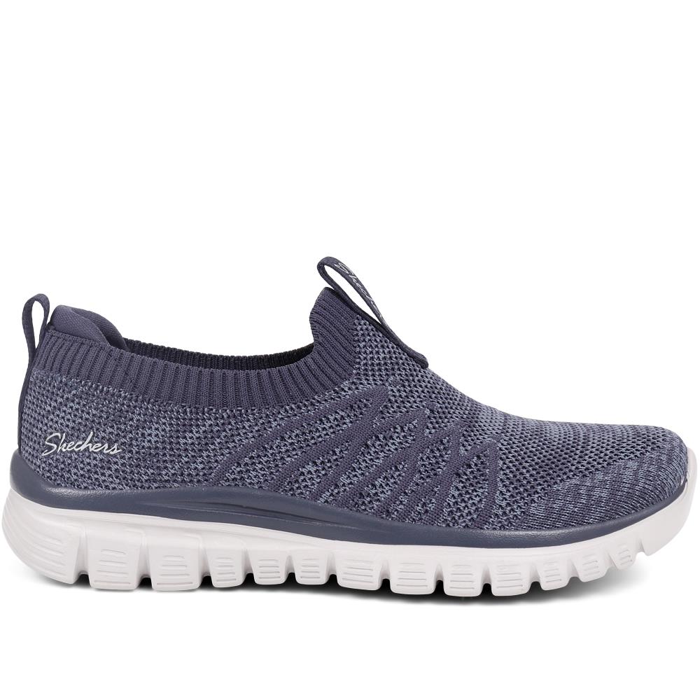 Skechers Graceful - Good Vibe - SKE39033 / 324 809 - Navy - Image 2