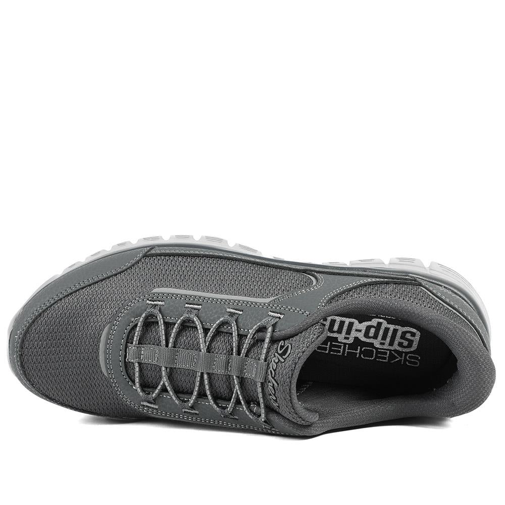 Skechers Graceful Slip-in Trainers - SKE42022 / 327 755 - Grey - Image 4