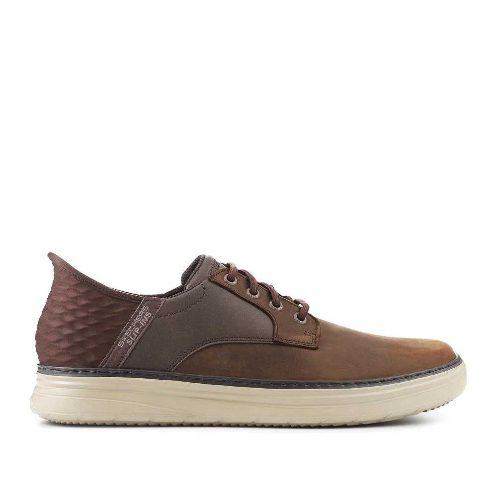 Skechers Slip-ins: Leather Hands Free Shoes - SKE42015 / 327 848 - Chocolate - Image 2