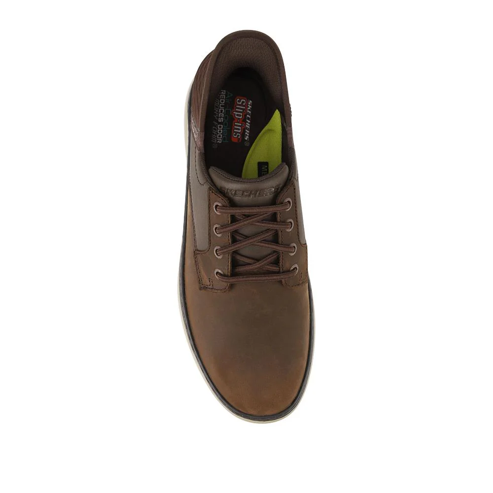 Skechers Slip-ins: Leather Hands Free Shoes - SKE42015 / 327 848 - Chocolate - Image 4