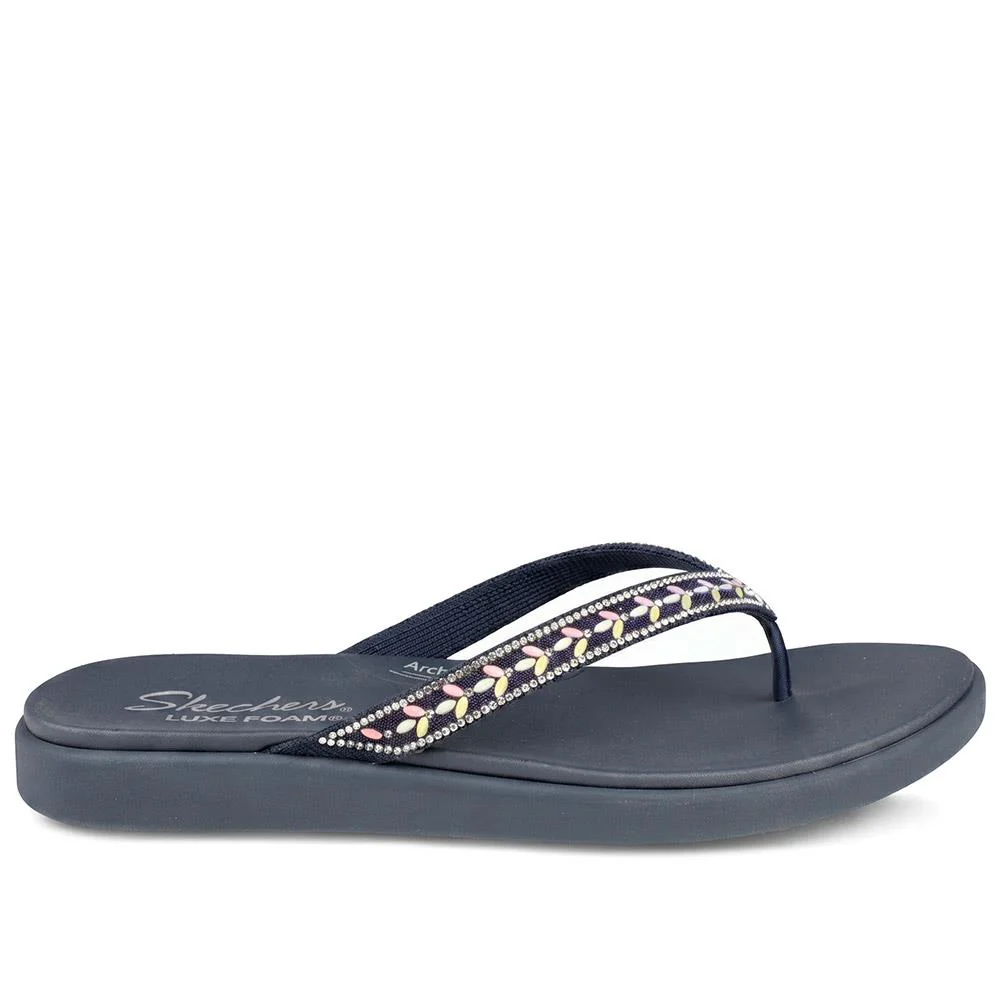 Skechers Meditation Luxe CLASSIC ROMANCE - SKE43538 / 329 430 - Navy - Image 2