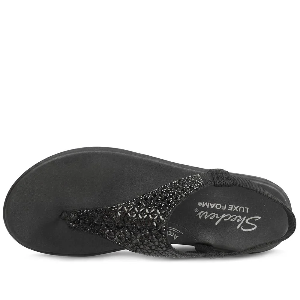 Skechers Meditation Luxe Modern Event Sandals - SKE43529 / 329 428 - Black - Image 5