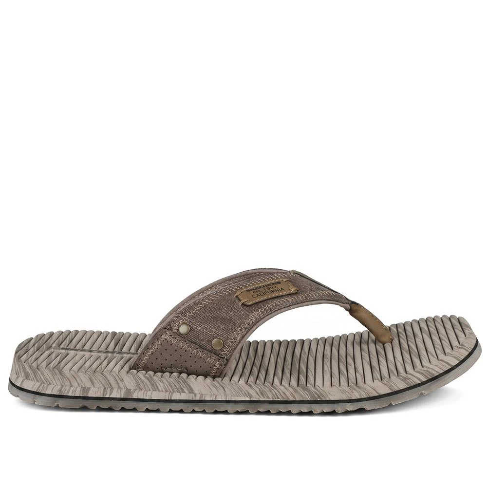 Skechers Quill Seaside Toe Post Sandals - SKE43112 / 329 465 - Brown - Image 2