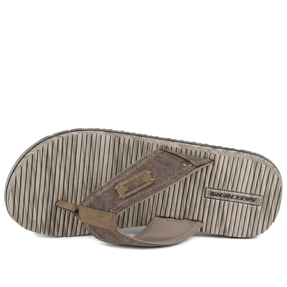 Skechers Quill Seaside Toe Post Sandals - SKE43112 / 329 465 - Brown - Image 4
