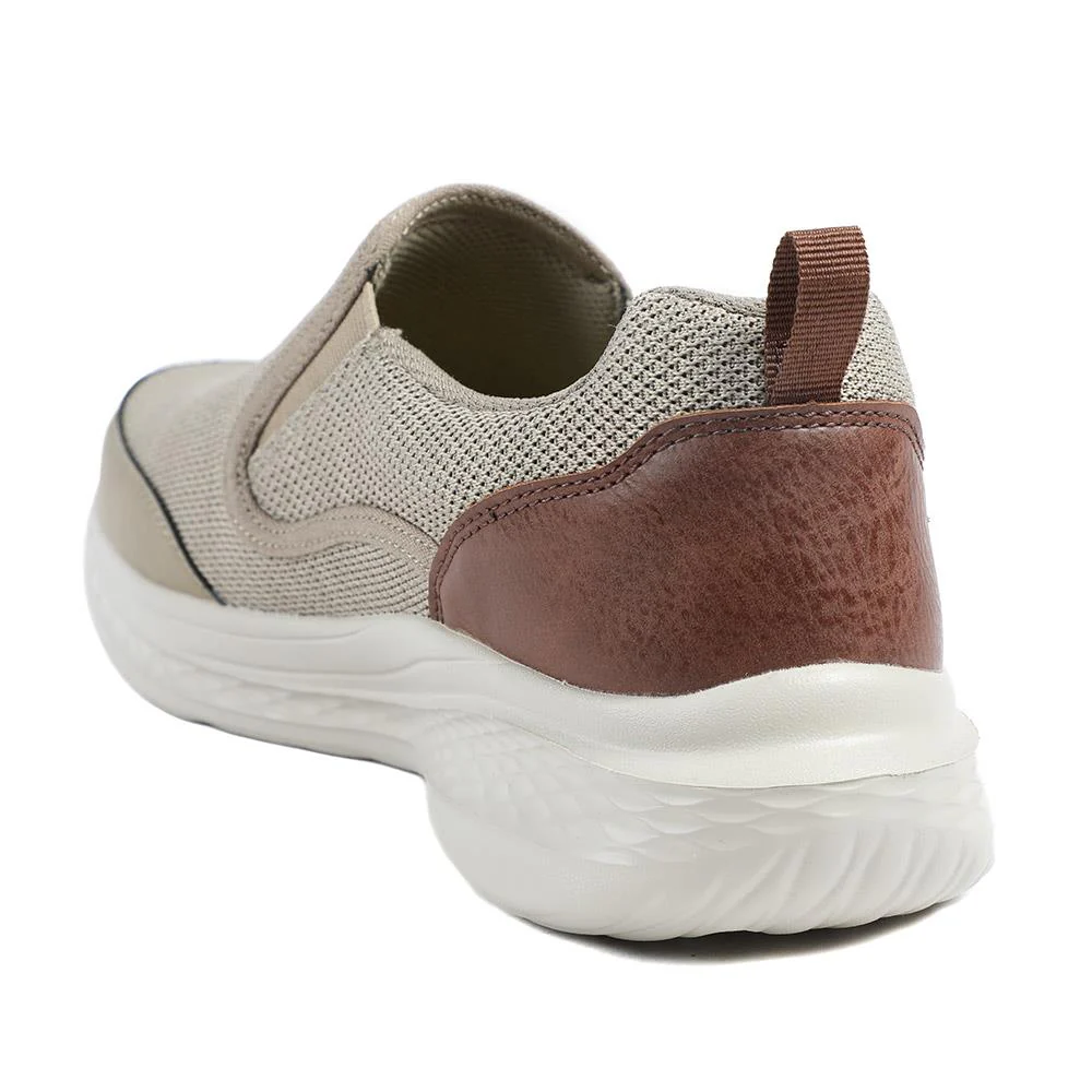 Skechers Relaxed Fit Slade Lucan Trainers - SKE43501 / 328 717 - Khaki - Image 4