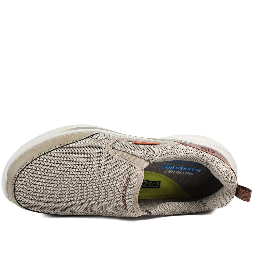Skechers Relaxed Fit Slade Lucan Trainers - SKE43501 / 328 717 - Khaki - Image 5