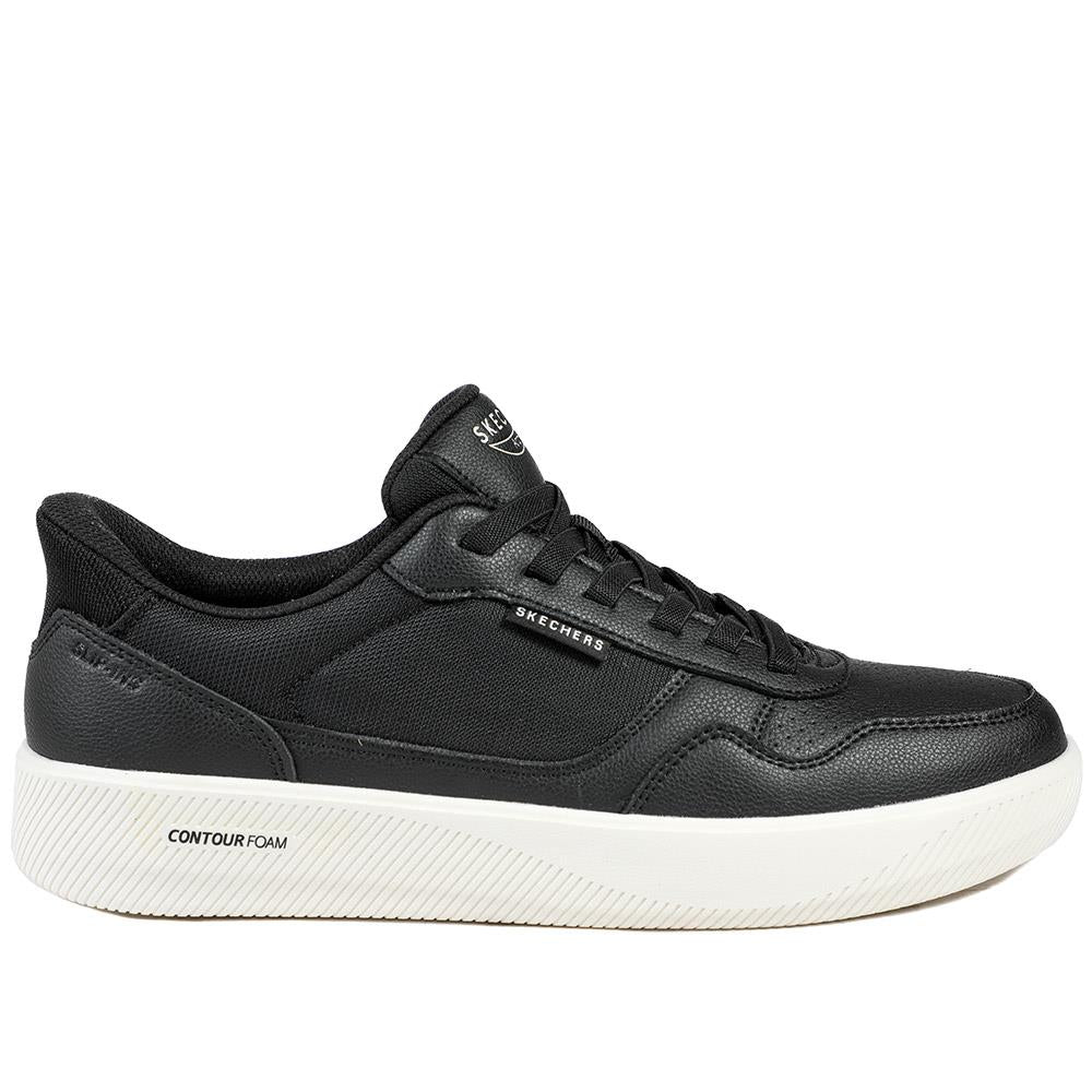 Skechers Slip-ins: Arch Fit Court Break Trainers - SKE43510 / 328 723 - Black - Image 3