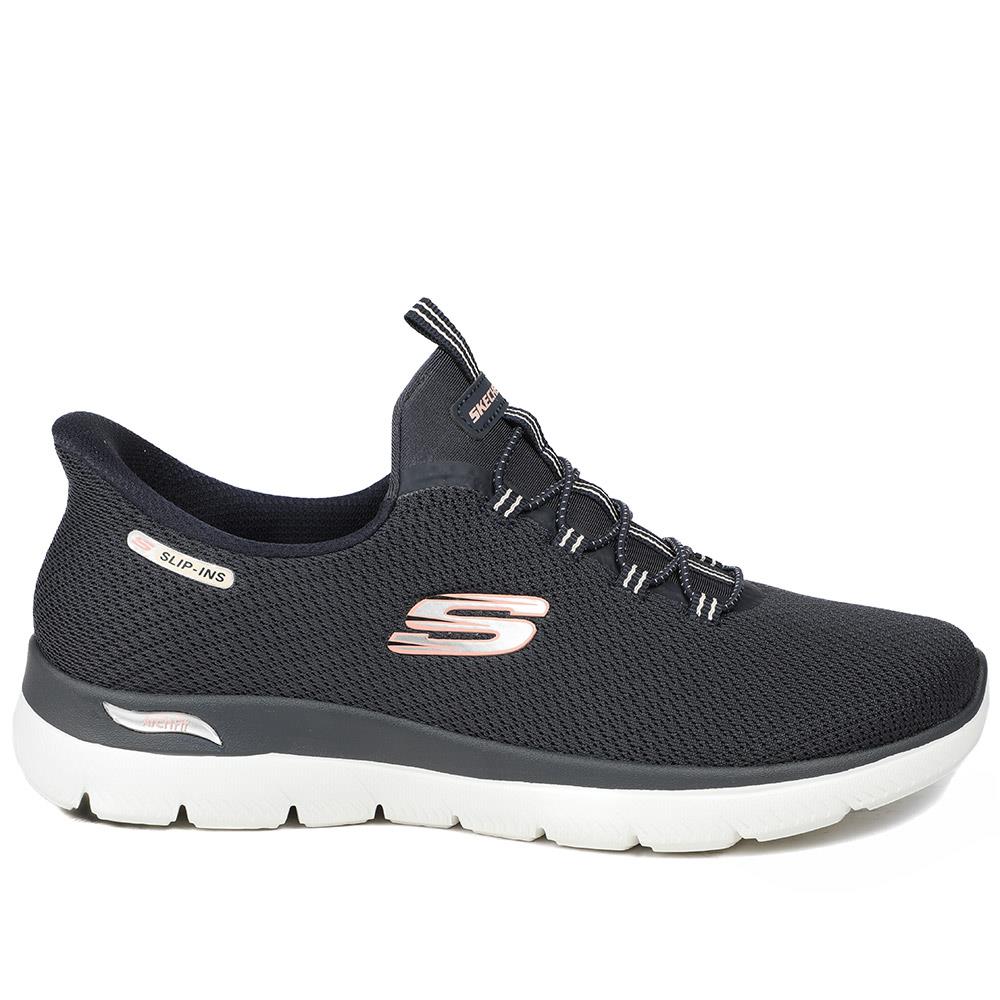 Skechers Slip-ins: Arch Fit Summits Trainers - SKE43035 / 328 893 - Navy - Image 3
