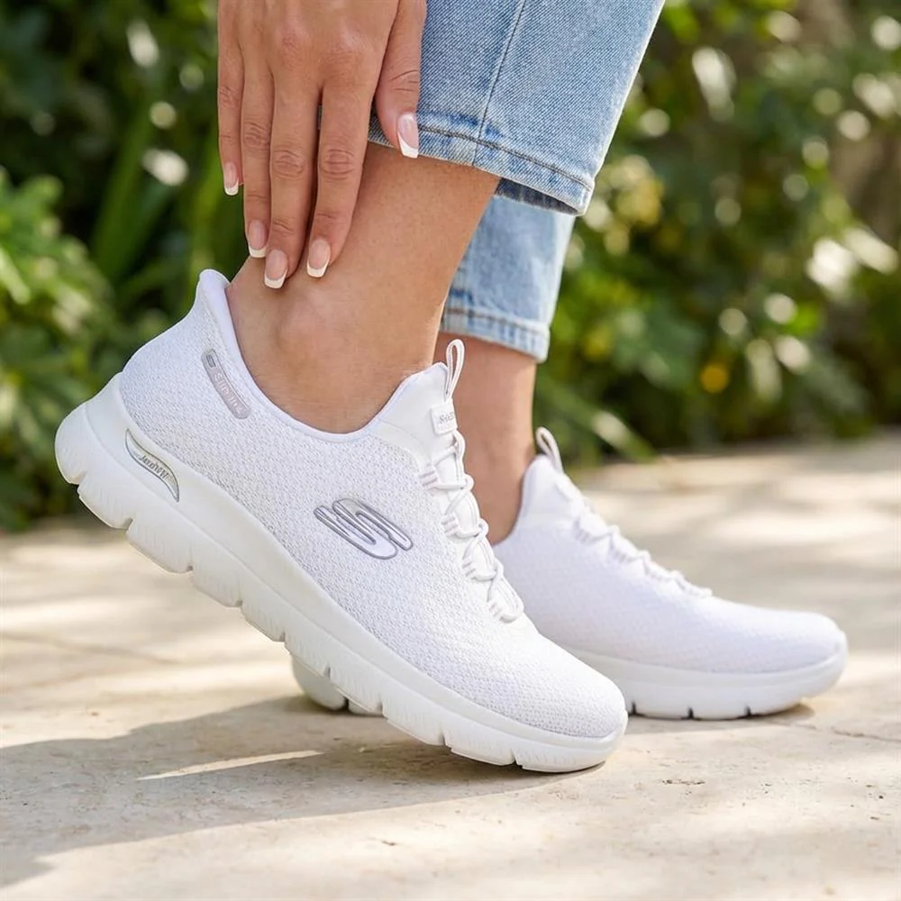 Skechers Slip-ins: Arch Fit Summits Trainers - SKE43035 / 328 893 - White - Image 2