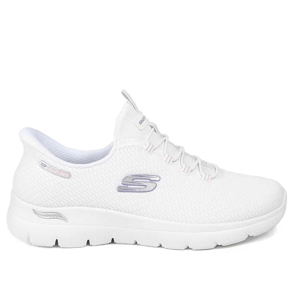 Skechers Slip-ins: Arch Fit Summits Trainers - SKE43035 / 328 893 - White - Image 3