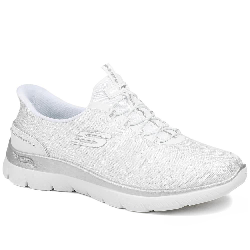 Skechers Slip-ins: Arch Fit Wide Fit Trainers - SKE43034 / 328 894 - White