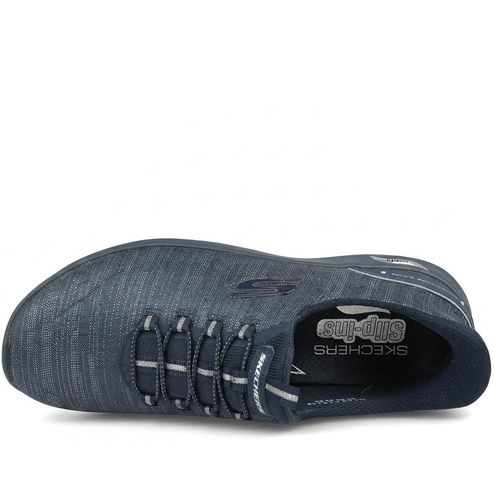 Skechers Slip-ins: Arch Fit Wide Fit Trainers - SKE43034 / 328 894 - Navy - Image 4