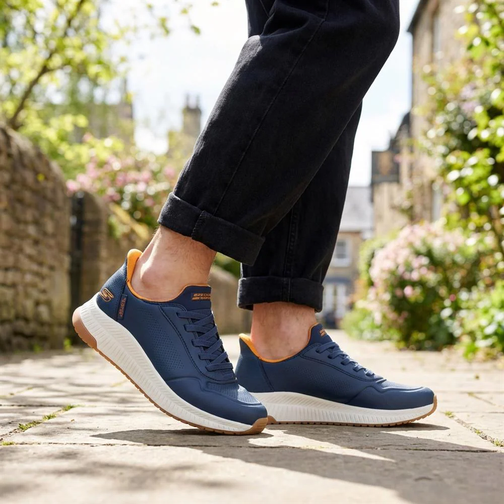 Skechers BOBS Squad 4 Trainers - SKE42506 / 327 764 - Navy - Image 2