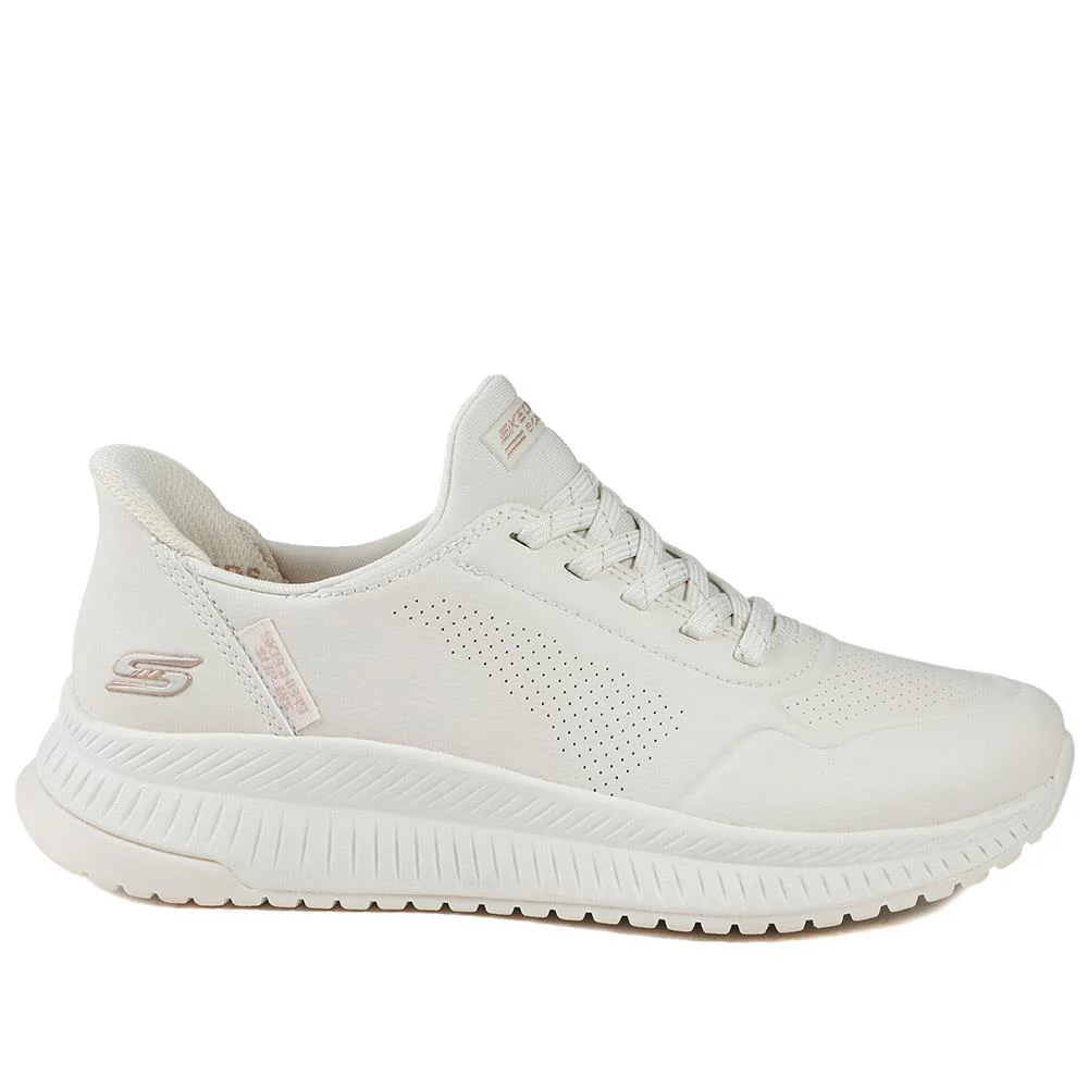 Skechers Slip-ins: BOBS Squad 4 Trainers - SKE43020 / 328 836 - White - Image 3