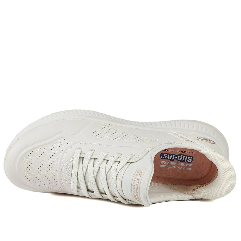 Skechers Slip-ins: BOBS Squad 4 Trainers - SKE43020 / 328 836 - White - Image 5