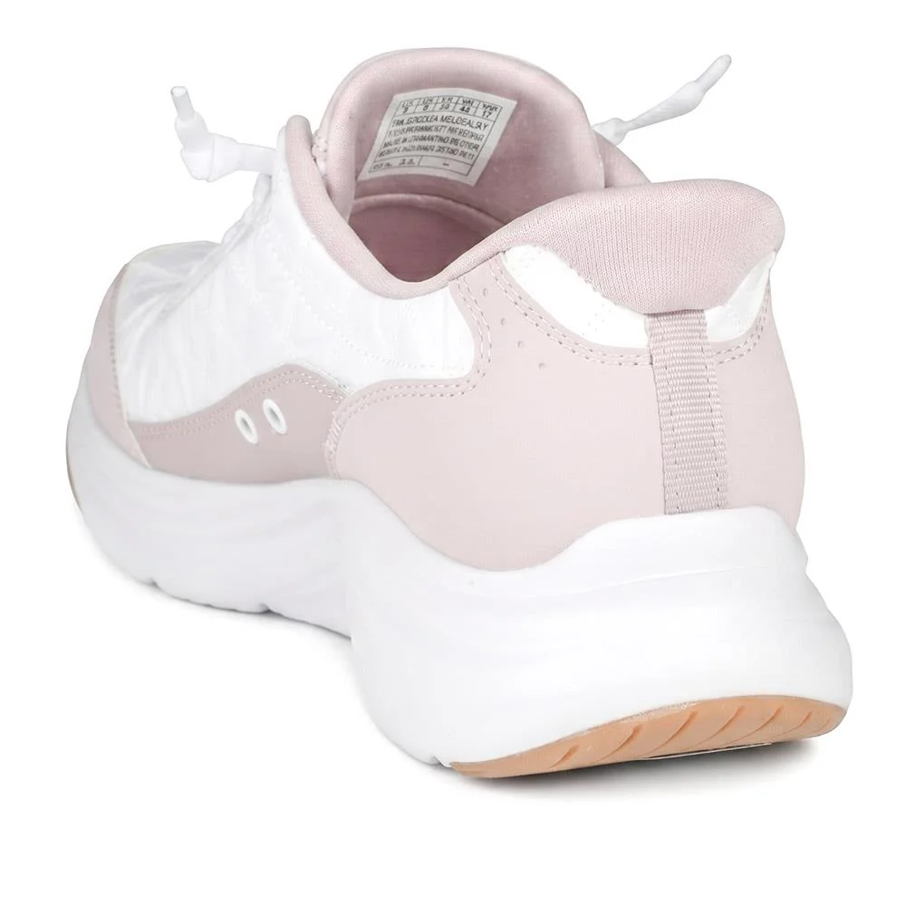 Skechers Slip-ins: Contour Foam Trainers - SKE43546 / 329 527 - White-Lavender - Image 3