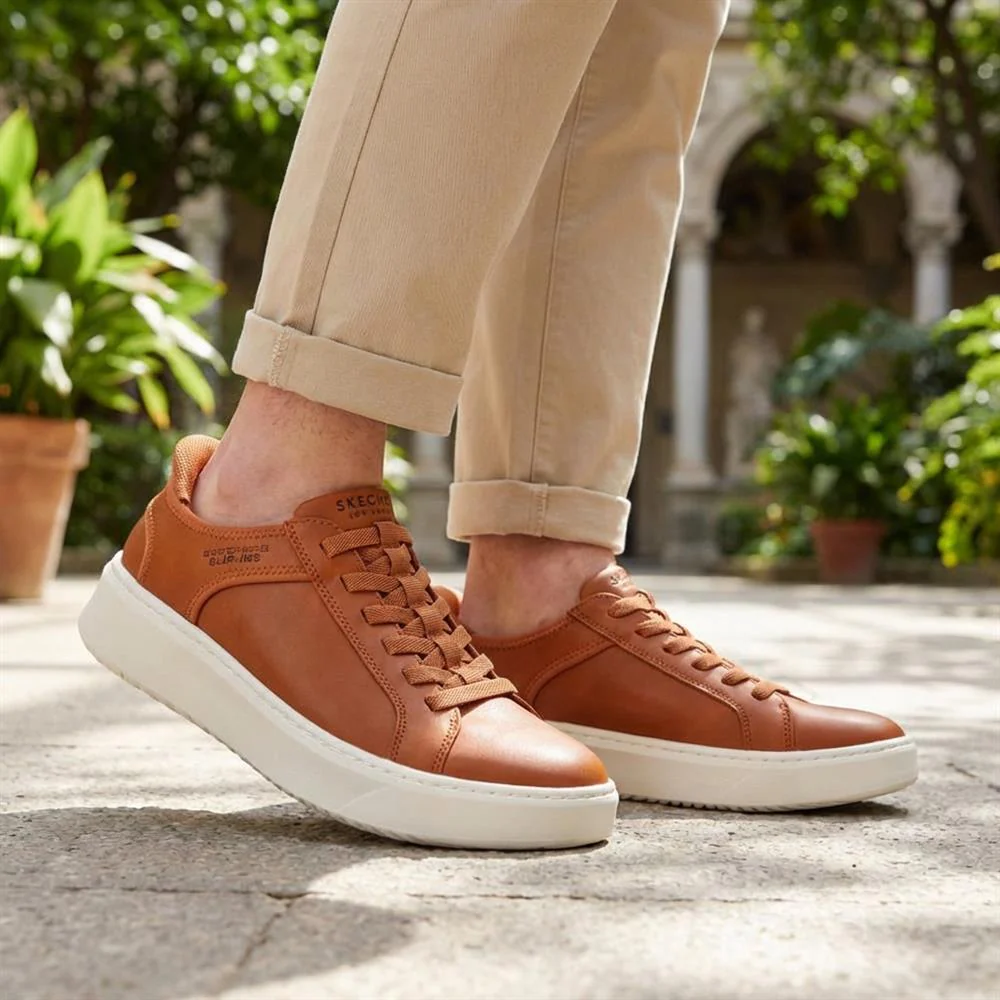 Skechers Slip-ins: Court Break - Double Vented - SKE41507 / 326 794 - Cognac - Image 2
