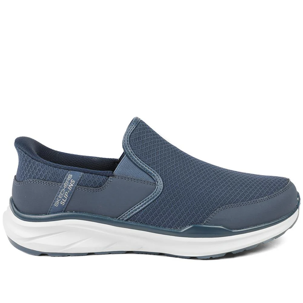 Skechers Slip-ins Equaliser 6.0 Trainers - SKE43075 / 328 903 - Navy - Image 2