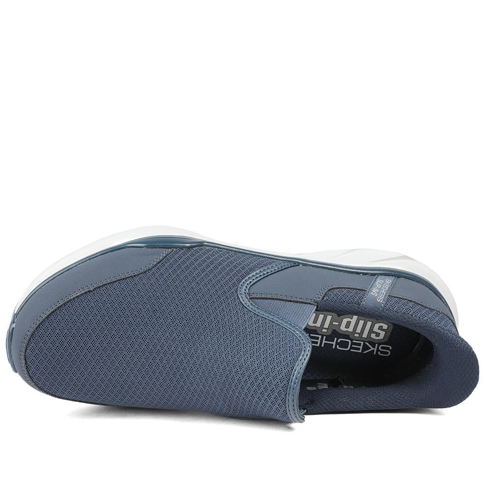 Skechers Slip-ins Equaliser 6.0 Trainers - SKE43075 / 328 903 - Navy - Image 4