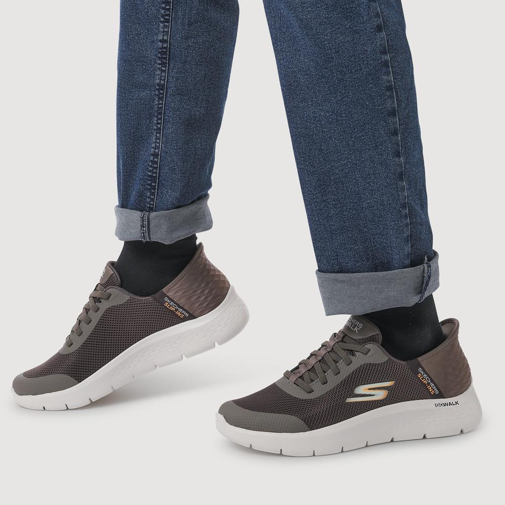 Skechers Slip-ins: GO WALK Flex - Hands Up - SKE39146 / 325 620 - Brown - Image 5